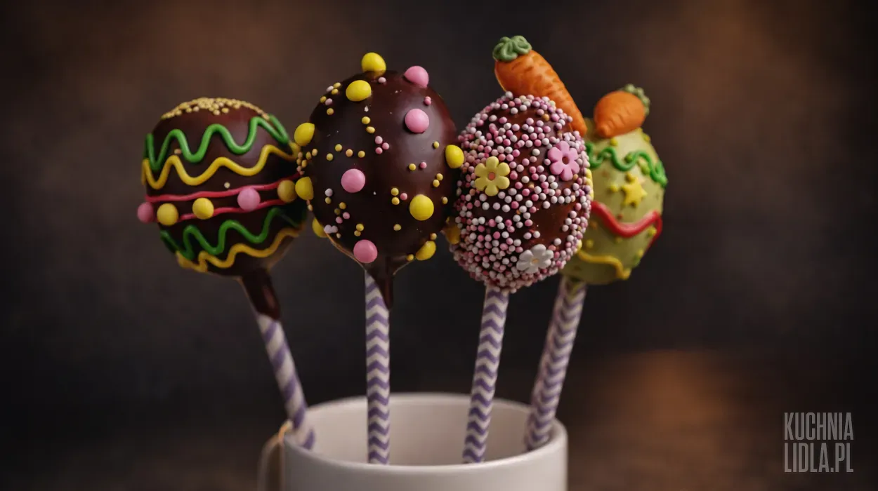 Wielkanocne Cake Pops bez pieczenia